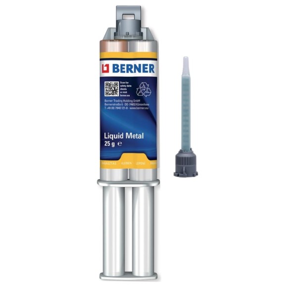 Berner folyékony fém, fémjavító 25g