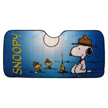 Snoopy szélvédőtakaró hővédős, tábortűz