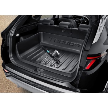 Hyundai Tucson csomagtértálca gyári 2021-től, Extra magas peremmel
