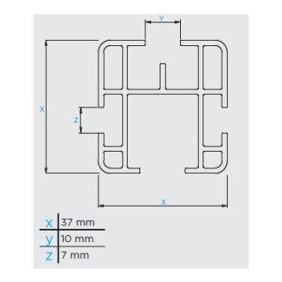 Tetőcsomagtartó Volkswagen Caddy III Maxi 2007-től 2011-ig, T60