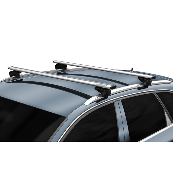 Tetőcsomagtartó Audi A4 Avant 2007-2015, tetősínes, LC120