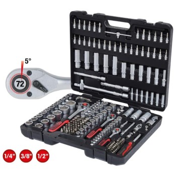 Dugókulcs készlet 179 részes, KS Tools 917.0779
