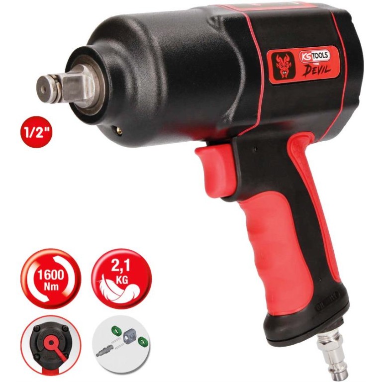 Légkulcs 1/2" 1600Nm KS Tools The Devil KS515.1200