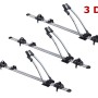 Thule FreeRide 532 kerékpártartó, 3 darabos csomag