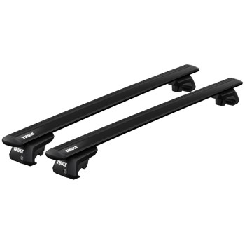 Tetőcsomagtartó Volkswagen Taigo 2022-től, Thule WingBar Black, tetőkorlátos