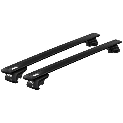 Tetőcsomagtartó Volkswagen Taigo 2022-től, Thule WingBar Black, tetőkorlátos