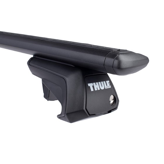 Tetőcsomagtartó Volkswagen Taigo 2022-től, Thule WingBar Black, tetőkorlátos