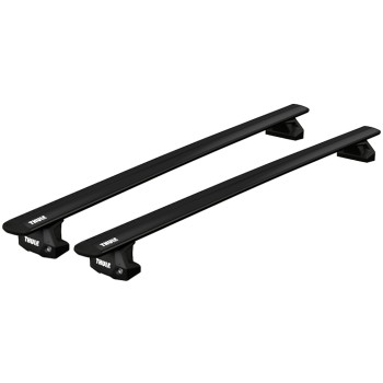 Tetőcsomagtartó Land Rover Discovery (Mk.IV) 2009-2017, Thule Wingbar Evo Black, fixpontos