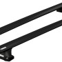 Tetőcsomagtartó Land Rover Discovery (Mk.IV) 2009-2017, Thule Wingbar Evo Black, fixpontos