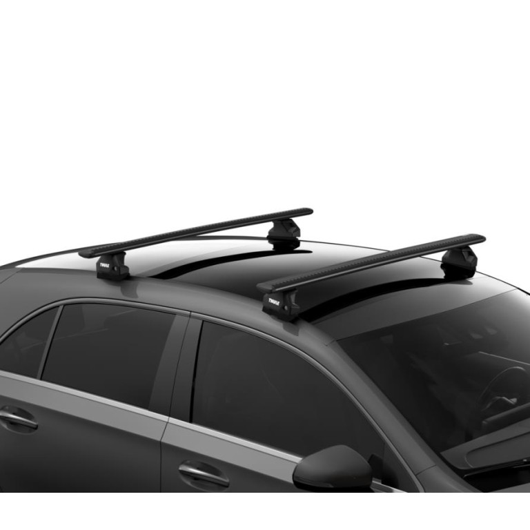 Tetőcsomagtartó Genesis GV80 Coupé 2025-től, Thule Wingbar Evo Black, fixpontos