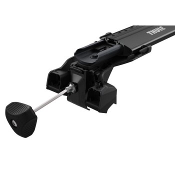 Tetőcsomagtartó Land Rover Discovery 2017-től, Thule Edge Black, tetősínes