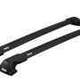 Tetőcsomagtartó Dacia Duster 2014-2017 Thule Edge Black, tetősínes