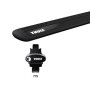Tetőcsomagtartó Ford Transit Courier 2014-2023, Thule WingBar Black, tetőkorlátos