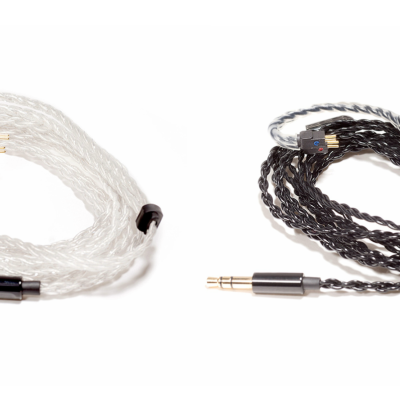 Vision Ears fülhallgató kábel (átlátszó, fekete)