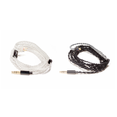 Vision Ears fülhallgató kábel (átlátszó, fekete)