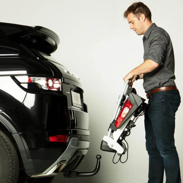 Yakima JustClick 2 Evo Black kerékpártartó vonóhorogra, e-Bike kerékpárszállító