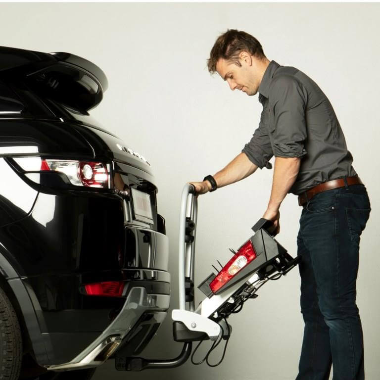 Yakima JustClick 2 Evo Black kerékpártartó vonóhorogra, e-Bike kerékpárszállító