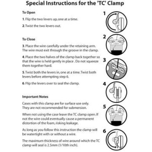 Aquapac kisméretű vízálló tok (Radio Microphone Case - medium)