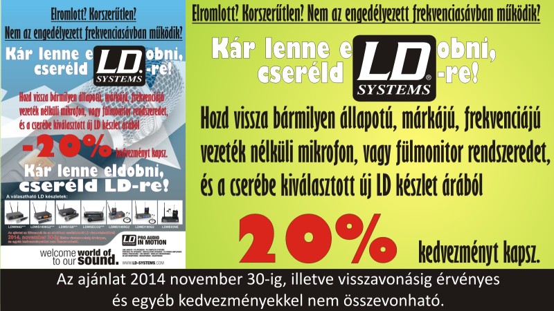 LD Systems csereakció