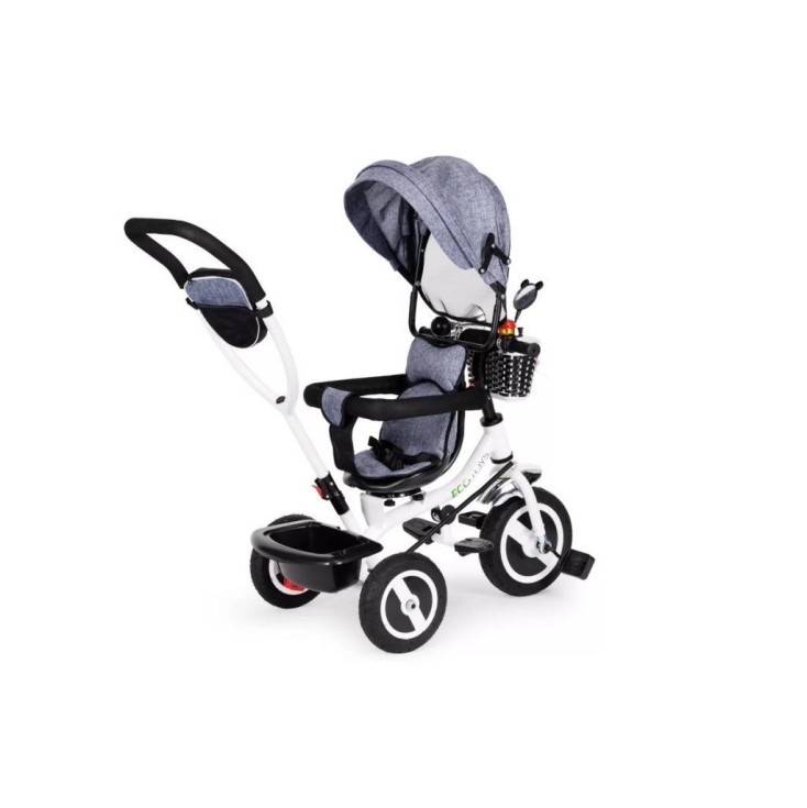 Ecotoys többfunkciós gyermek tricikli, szürke